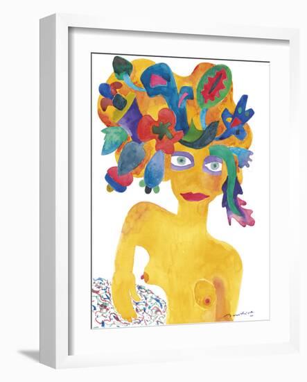 Bold Figure - Hat-Gerry Baptist-Framed Giclee Print