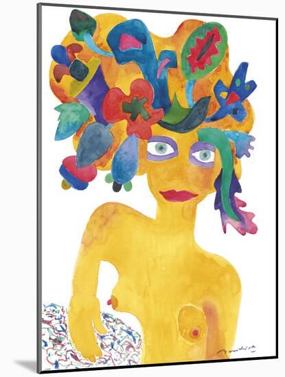 Bold Figure - Hat-Gerry Baptist-Mounted Giclee Print