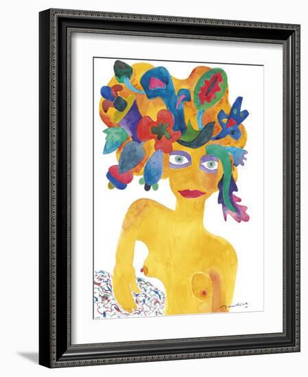 Bold Figure - Hat-Gerry Baptist-Framed Giclee Print