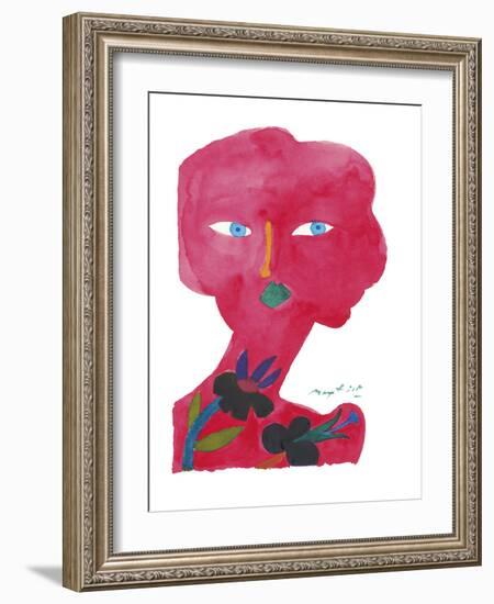 Bold Figure - Pout-Gerry Baptist-Framed Giclee Print