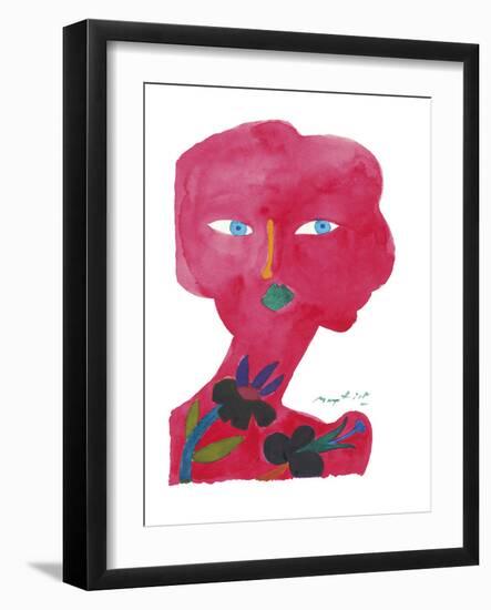 Bold Figure - Pout-Gerry Baptist-Framed Giclee Print