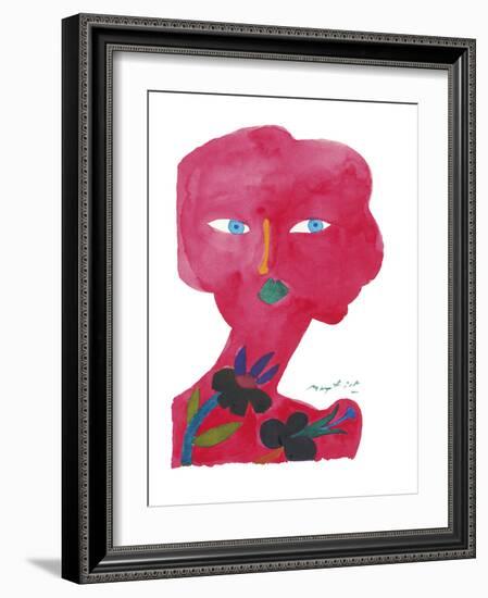 Bold Figure - Pout-Gerry Baptist-Framed Giclee Print