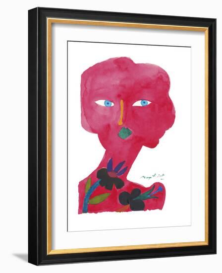 Bold Figure - Pout-Gerry Baptist-Framed Giclee Print