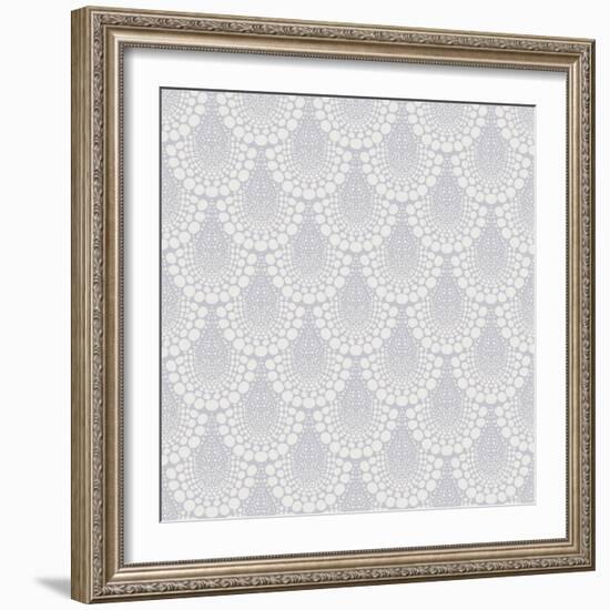 Bold Geometric Pattern in Art Deco Style-tukkki-Framed Art Print