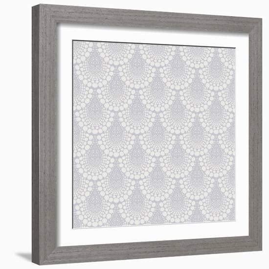 Bold Geometric Pattern in Art Deco Style-tukkki-Framed Art Print