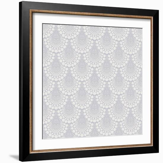 Bold Geometric Pattern in Art Deco Style-tukkki-Framed Art Print