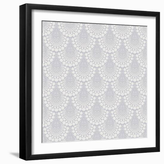 Bold Geometric Pattern in Art Deco Style-tukkki-Framed Art Print