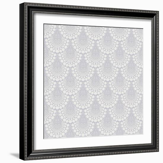 Bold Geometric Pattern in Art Deco Style-tukkki-Framed Art Print