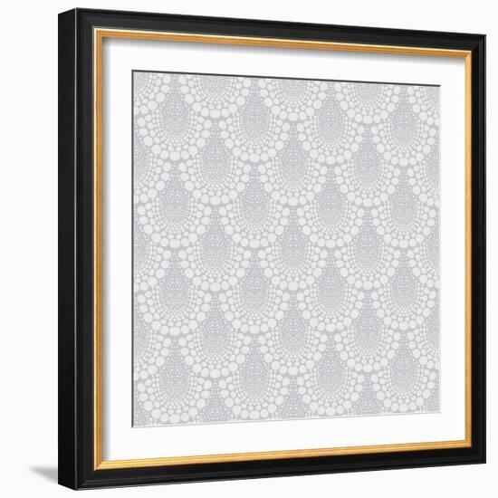 Bold Geometric Pattern in Art Deco Style-tukkki-Framed Art Print