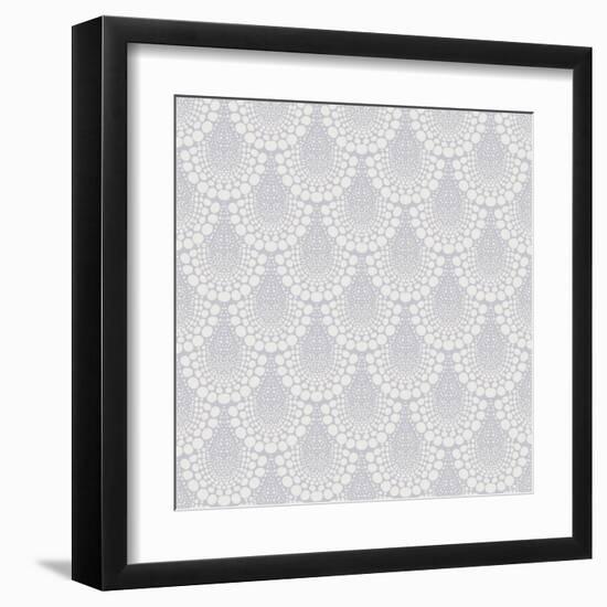 Bold Geometric Pattern in Art Deco Style-tukkki-Framed Art Print