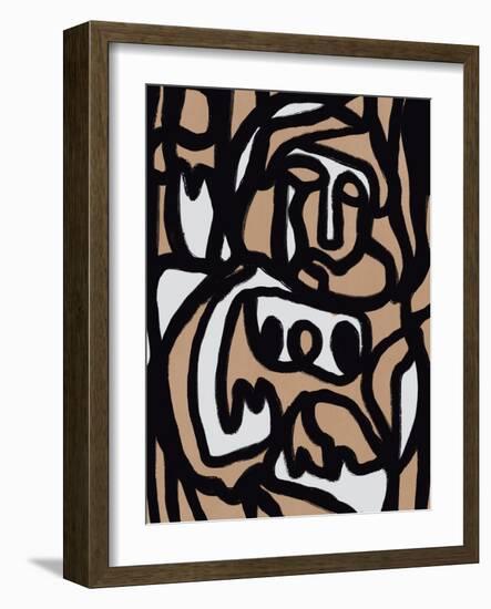 Bold Line Composition 03-Little Dean-Framed Photographic Print