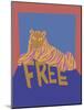 Bold Tiger - Free-Lottie Fontaine-Mounted Giclee Print