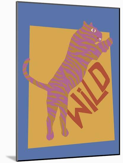 Bold Tiger - Wild-Lottie Fontaine-Mounted Giclee Print