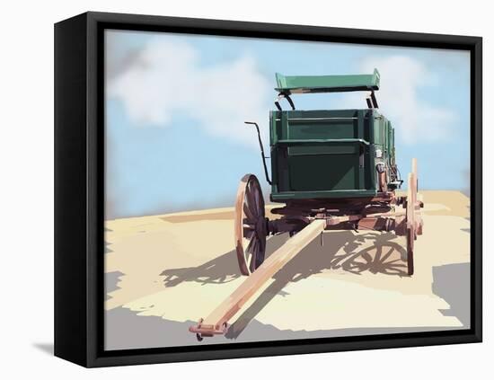 Bold Wagon II-Emily Kalina-Framed Stretched Canvas