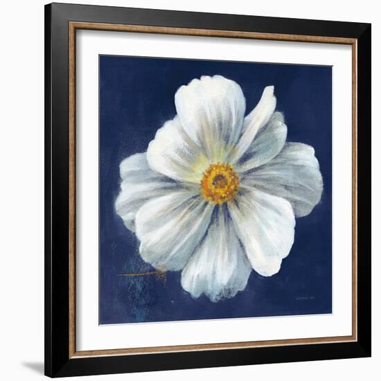 Boldest Bloom I Dark Blue-Danhui Nai-Framed Art Print