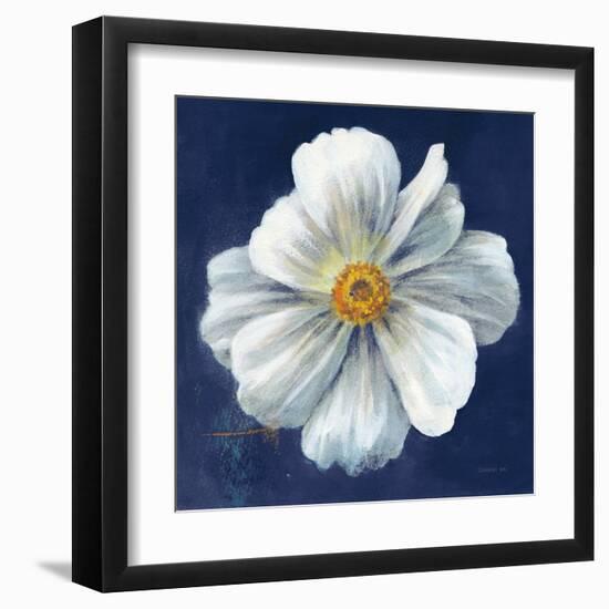 Boldest Bloom I Dark Blue-Danhui Nai-Framed Art Print