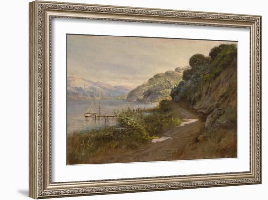 Bolinas Bay and the Summit-Manuel Valencia-Framed Giclee Print