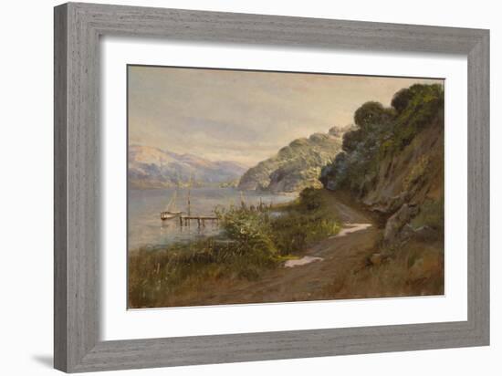 Bolinas Bay and the Summit-Manuel Valencia-Framed Giclee Print