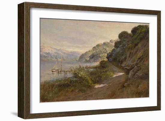 Bolinas Bay and the Summit-Manuel Valencia-Framed Giclee Print