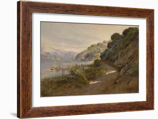 Bolinas Bay and the Summit-Manuel Valencia-Framed Giclee Print