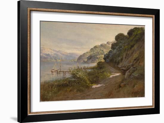 Bolinas Bay and the Summit-Manuel Valencia-Framed Giclee Print