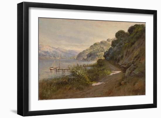 Bolinas Bay and the Summit-Manuel Valencia-Framed Giclee Print