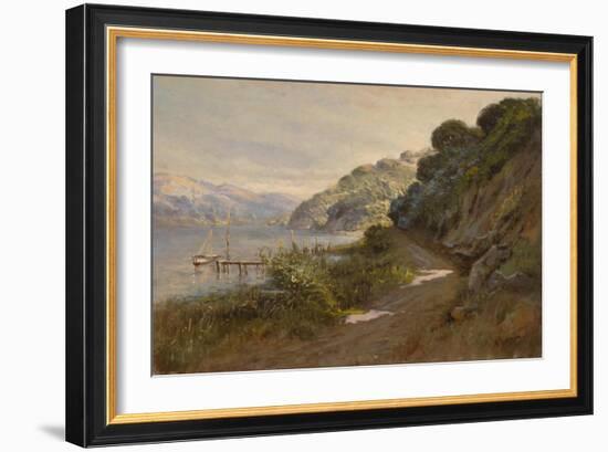 Bolinas Bay and the Summit-Manuel Valencia-Framed Giclee Print