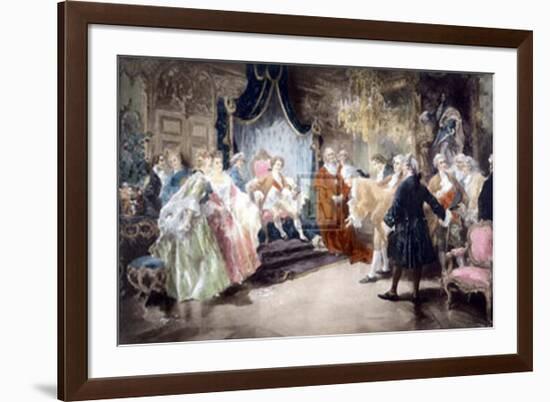 Bolingbroke Taking Leave of Louis XV-V^ De Paredes-Framed Art Print