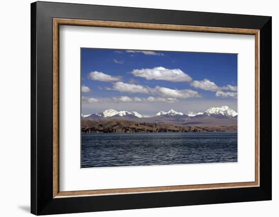 Bolivia, Lake Titicaca, Scenic Mountains-Kymri Wilt-Framed Photographic Print