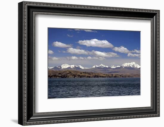 Bolivia, Lake Titicaca, Scenic Mountains-Kymri Wilt-Framed Photographic Print