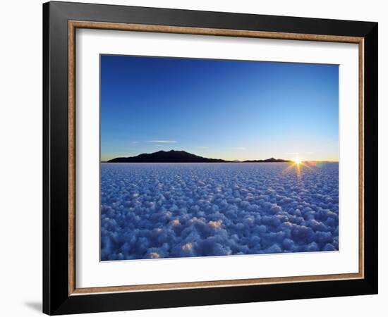 Bolivia, Potosi Department, Daniel Campos Province, Sunset over the Salar de Uyuni, the largest sal-Karol Kozlowski-Framed Photographic Print