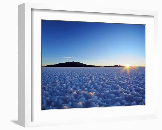 Bolivia, Potosi Department, Daniel Campos Province, Sunset over the Salar de Uyuni, the largest sal-Karol Kozlowski-Framed Photographic Print