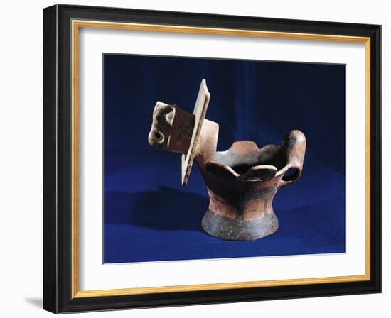 Bolivia, Tiwanaku, Painted Ceramic Incense Burners-null-Framed Giclee Print