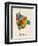 Bolivia Watercolor Map-Michael Tompsett-Framed Art Print