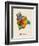 Bolivia Watercolor Map-Michael Tompsett-Framed Art Print