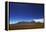 Bolivian desert, Bolivia. Arid landscape going toward lake and mountains.-Anthony Asael-Framed Premier Image Canvas