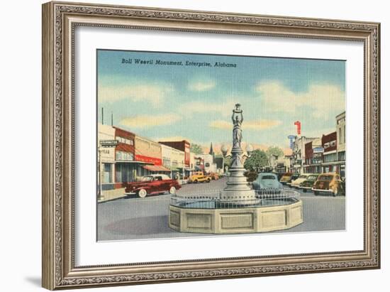 Boll Weevil Monument, Enterprise, Alabama-null-Framed Art Print