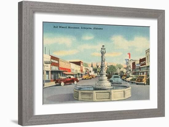 Boll Weevil Monument, Enterprise, Alabama-null-Framed Art Print