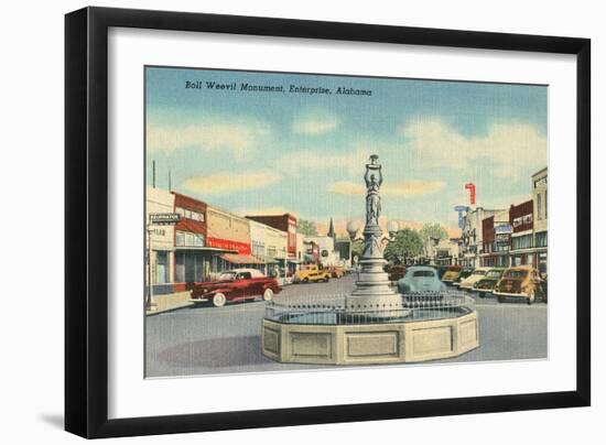 Boll Weevil Monument, Enterprise, Alabama-null-Framed Art Print