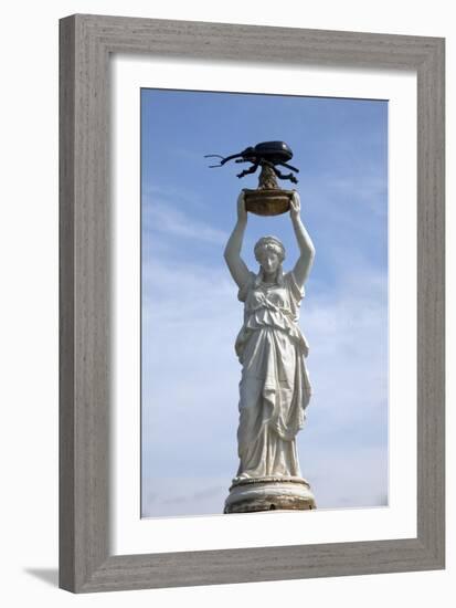 Boll Weevil Monument In Downtown Enterprise, Alabama-Carol Highsmith-Framed Art Print