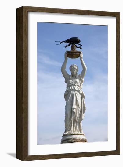 Boll Weevil Monument In Downtown Enterprise, Alabama-Carol Highsmith-Framed Art Print