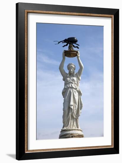 Boll Weevil Monument In Downtown Enterprise, Alabama-Carol Highsmith-Framed Art Print