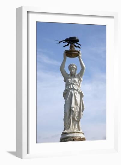 Boll Weevil Monument In Downtown Enterprise, Alabama-Carol Highsmith-Framed Art Print