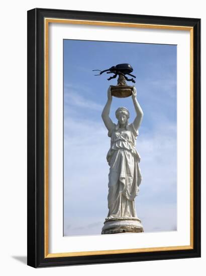 Boll Weevil Monument In Downtown Enterprise, Alabama-Carol Highsmith-Framed Art Print