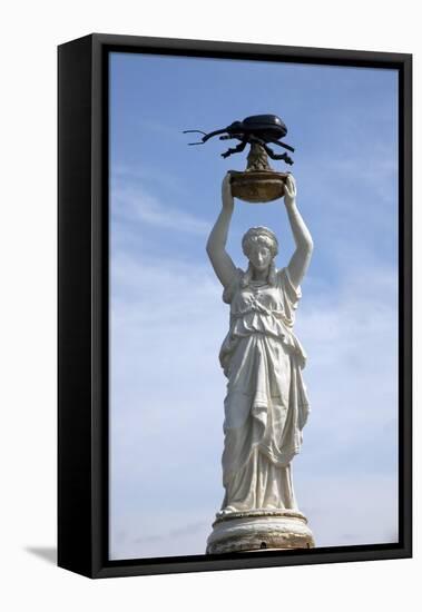 Boll Weevil Monument In Downtown Enterprise, Alabama-Carol Highsmith-Framed Stretched Canvas