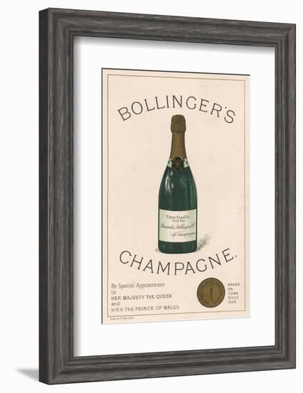 Bollinger's Champagne-null-Framed Photographic Print