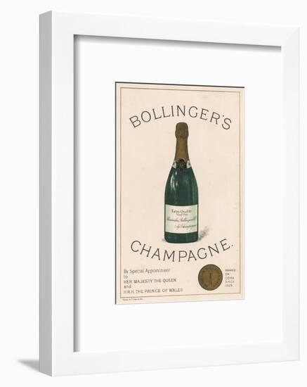 Bollinger's Champagne-null-Framed Photographic Print