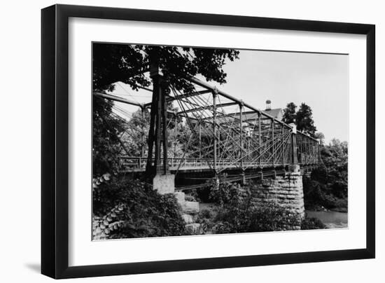 Bollman Truss Bridge; Savage Maryland-null-Framed Photographic Print