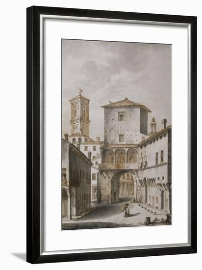 Bologna, Voltone, known as Mezzavacca, One of Gates of City, 1797-null-Framed Giclee Print