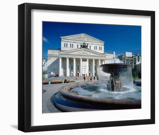 Bolshoi Theatre, Moscow, Russia-null-Framed Art Print